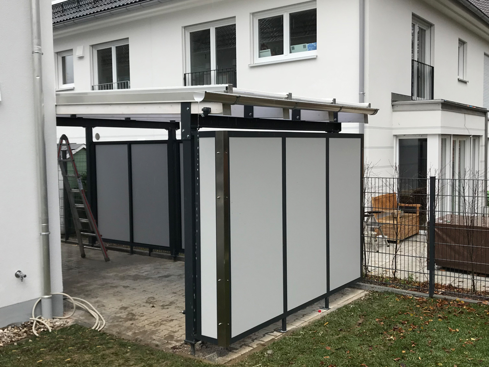 Carport mit Glas 2